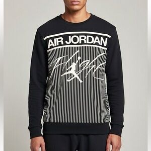 Jordan Flight Classic Crewneck Sweater In Large